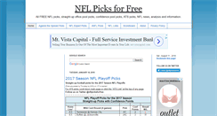 Desktop Screenshot of nflpicksforfree.com